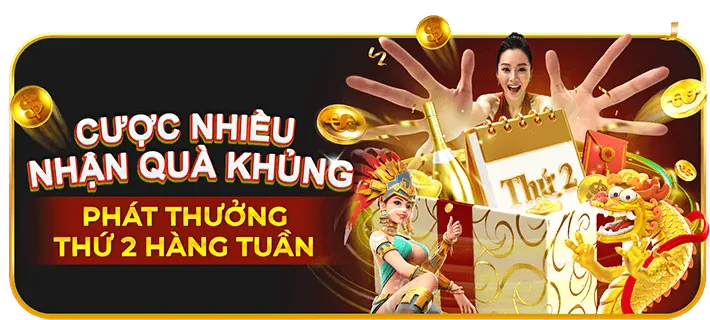 Biểu tượng tiền thưởng chào mừng lớn dành cho người chơi mới